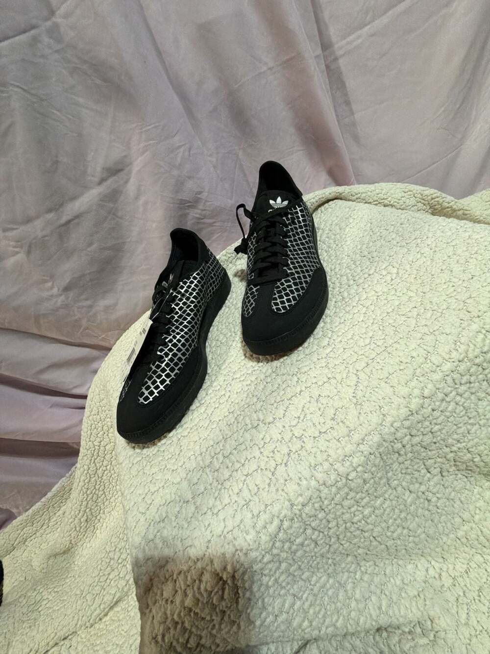 Adidas Samba MC Size 10 Black Silver